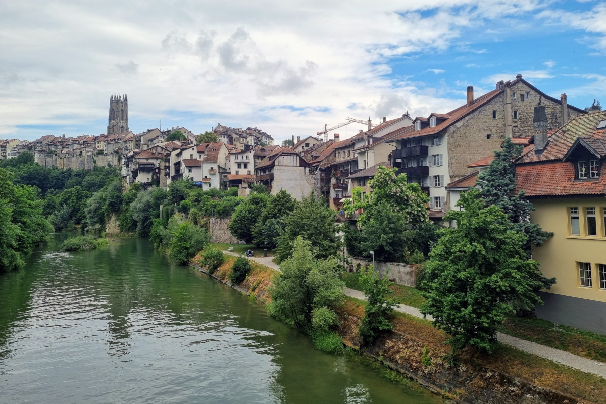 Fribourg e il fiume Sarine